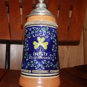 Irish Charmrocks Ceramic Tea Kettle